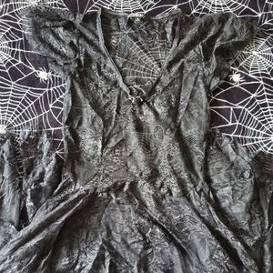 WIDOW BLACK LACE DRESS